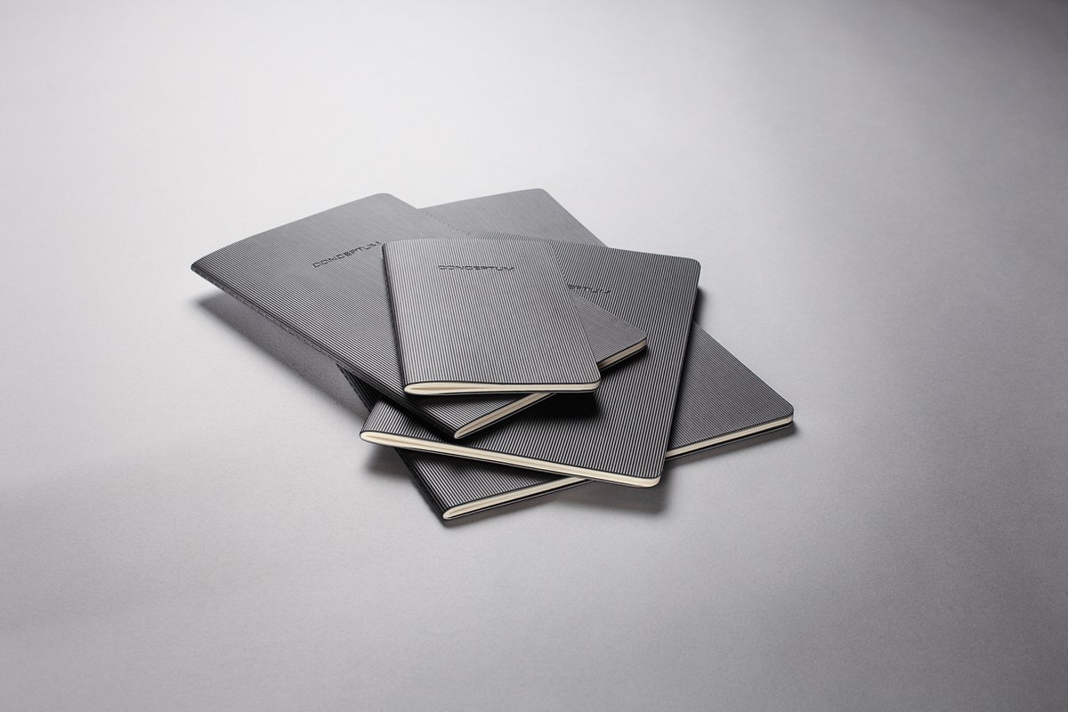 Kunstleer Hardcover A5 Ink Black (was €27,95
