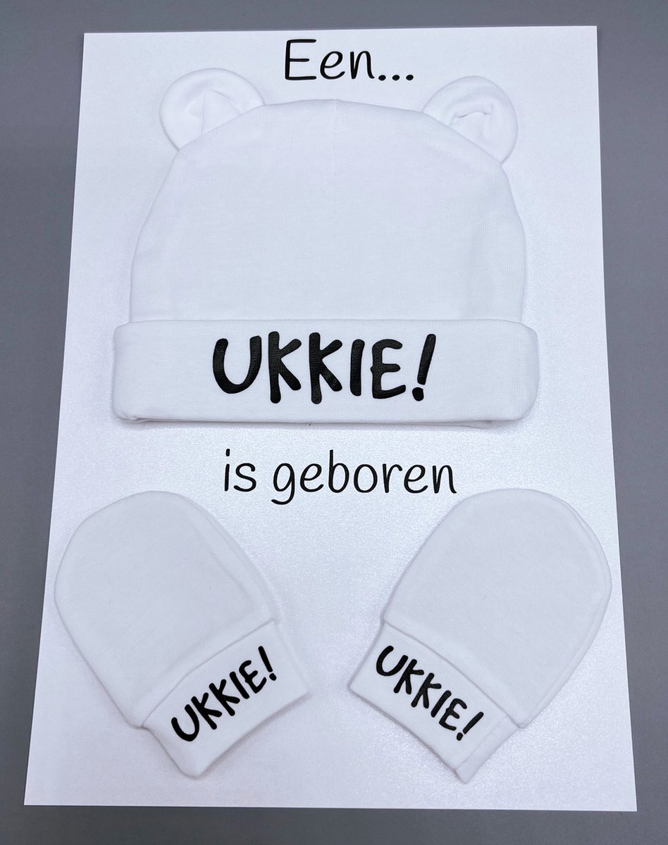 Goedkoopste kraamcadeau - brievenbuspost - baby muts - baby handschoenen - rechtstreekse verzending - geboorte - UKKIE