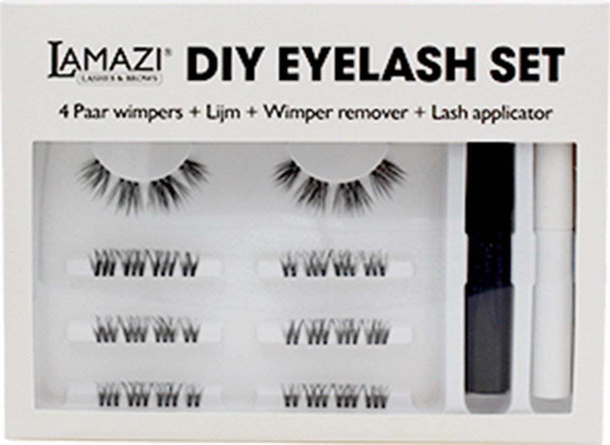 DIY eyelash extensions set -02- wimperextensions - lash extensions - home lashes -lamazi