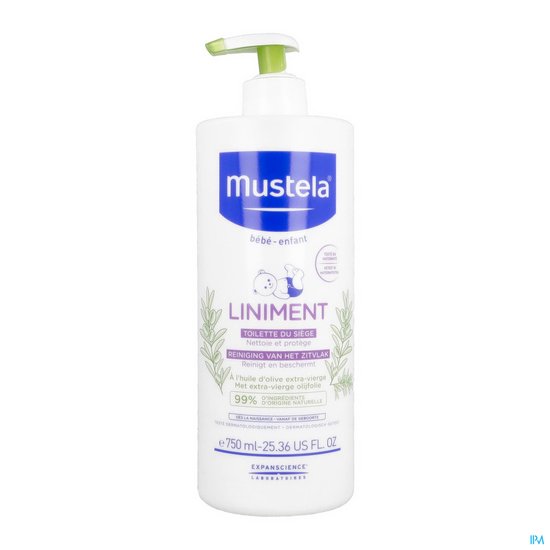 Mustela Melk Baby Change Liniment - 750 ML - Dermo beschermer