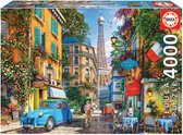 Educa legpuzzel 4000 stukjes Streets of Parijs