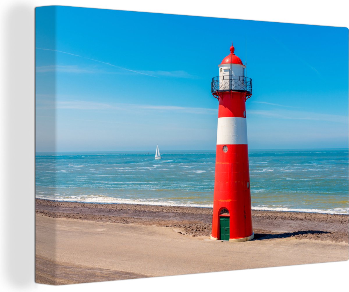 Photo phare - impression sur toile - Pangea Images - Phare, Mer du Nord