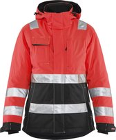 Blaklader Dames Winterjas High Vis 4872-1987 - High Vis Rood/Zwart - XL