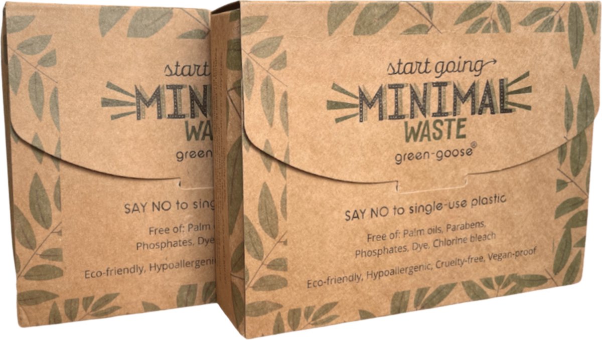 Goedkoopste green-goose® Wasstrips | 64 Wasbeurten | Ongeparfumeerd
