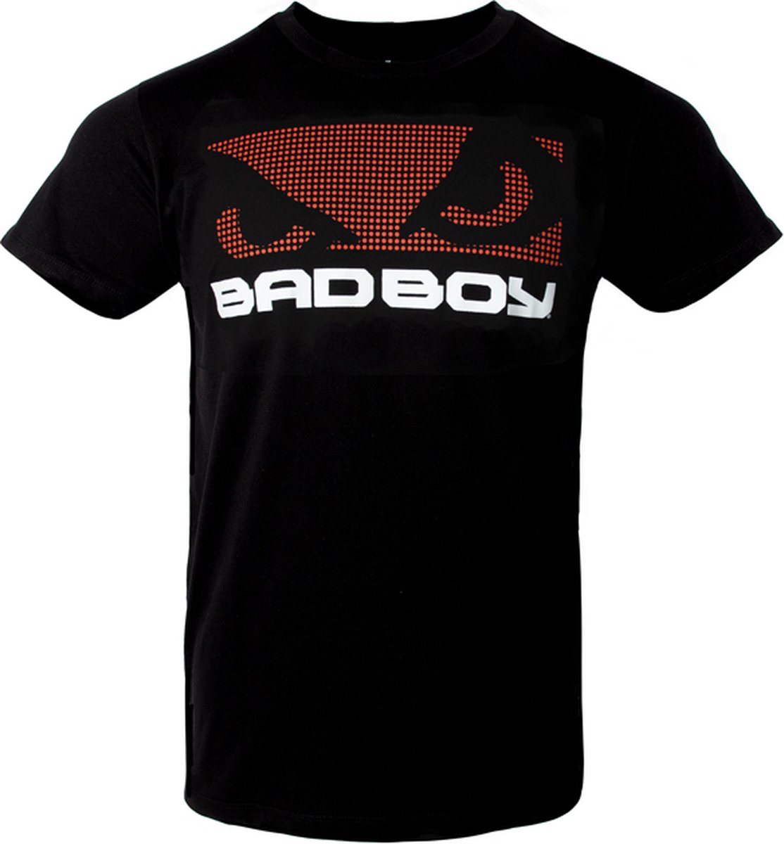 BadBoy T-Shirt Zwart/Rood Textured Large