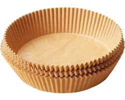 Airfryer papieren bakjes - Heteluchtfriteuse bakjes - 16 cm - 50 pack
