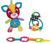 Playgro Fox Link and Chow Baby Geschenkset - Hangspeeltjes, bijspeeltjes en ringen