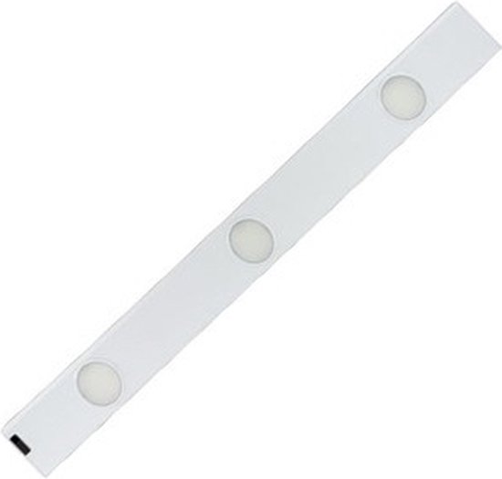 LED onderbouw verlichting - 3 spots - 75cm - Neutraal wit - Met sensor