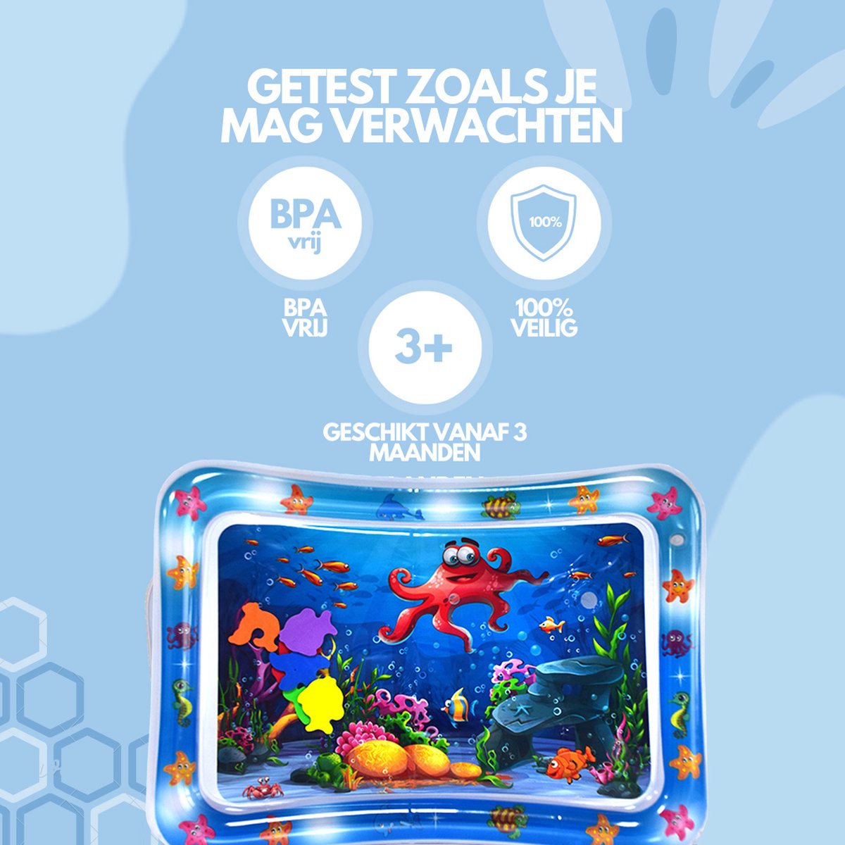 Spoused Waterspeelmat - Watermat - Speelmat baby - Speelkleed baby - Tummy Time - Luxe Geschenkdoos — afbeelding 5