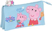 Peppa Pig Etui, Play Time - 22 x 12 x 3 cm - Polyester