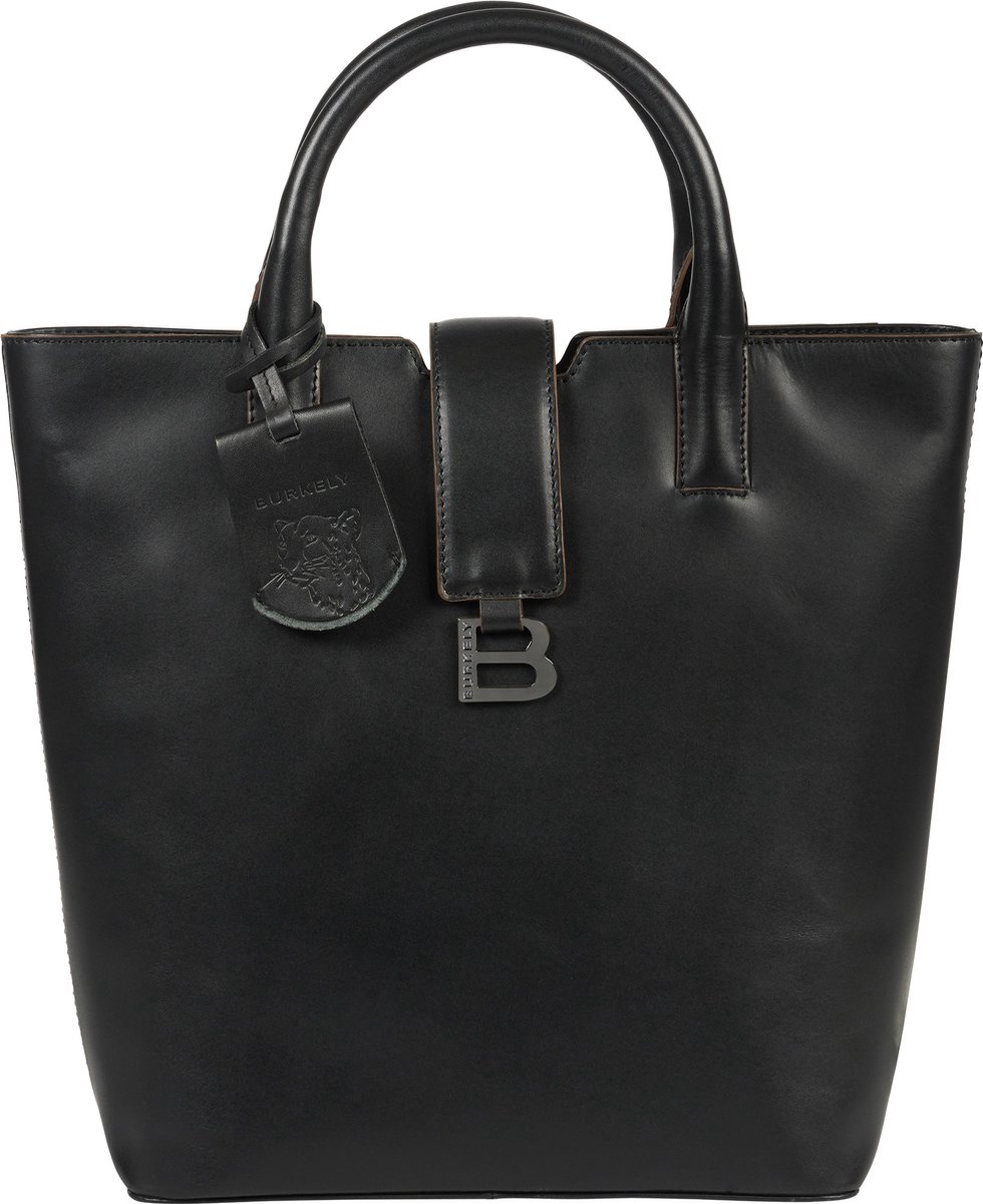 Burkely Modest Meghan Dames Bucket Tote Handtas - Zwart