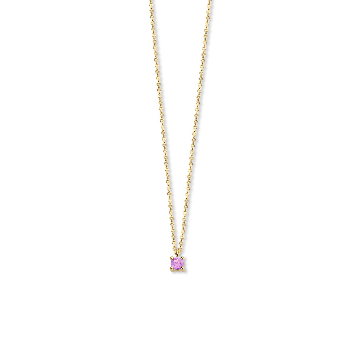 Collier Met Geboortesteen 40 - 42 - 44 Cm