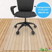 Tapis de chaise de bureau Bartos – Protection de sol – Transparent – Épaisseur 2mm – Longueur 100x70cm