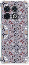 Telefoon Hoesje OnePlus 10 Pro Extreme Case met transparante rand Flower Tiles