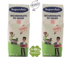 Baking soda Natrium bicarbonaat 1200g  poeder | Biologisch ecologisch | MULTIFUNKTIONEEL schoonmaak product