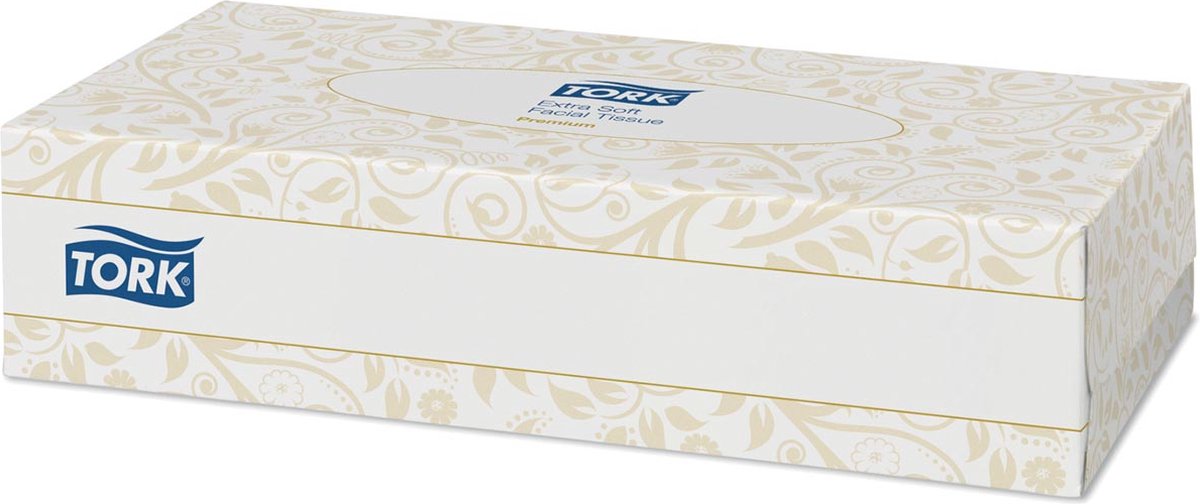 Goedkoopste Tork Extra Zachte Facial Tissues 2-laags Wit F1 Premium 1 doos