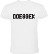 DOESGEK Heren t-shirt | Doe eens gek | Mafkees | Crazy | Gestoord | shirt