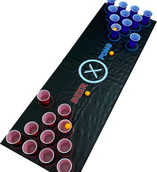 Afbeelding van het spel Beerpong Tafel - Beerpong Mat - Opvouwbaar  Beerpong Spel