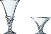 Glas voor ijs en milkshakes Arcoroc Palmier Transparant 6 Stuks 37 cl