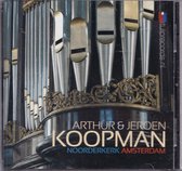 Arthur en Jeroen Koopman bespelen het orgel van de Noorderkerk te Amsterdam