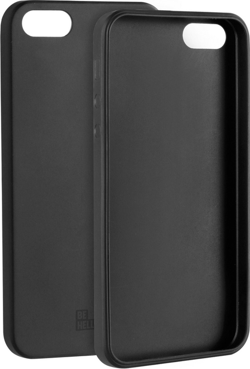 BeHello Dunne Gel Case voor Apple iPhone 5/5S - Zwart