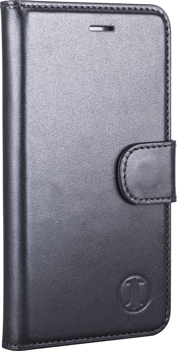 JT BERLIN - Telefoonhoesje Samsung Galaxy S10e - Zwart - Leder