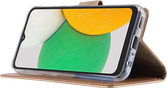 Coque Samsung Galaxy A03 Core - Or - Coque Samsung A03 Core - Etui livre Samsung A03 Core - Arara