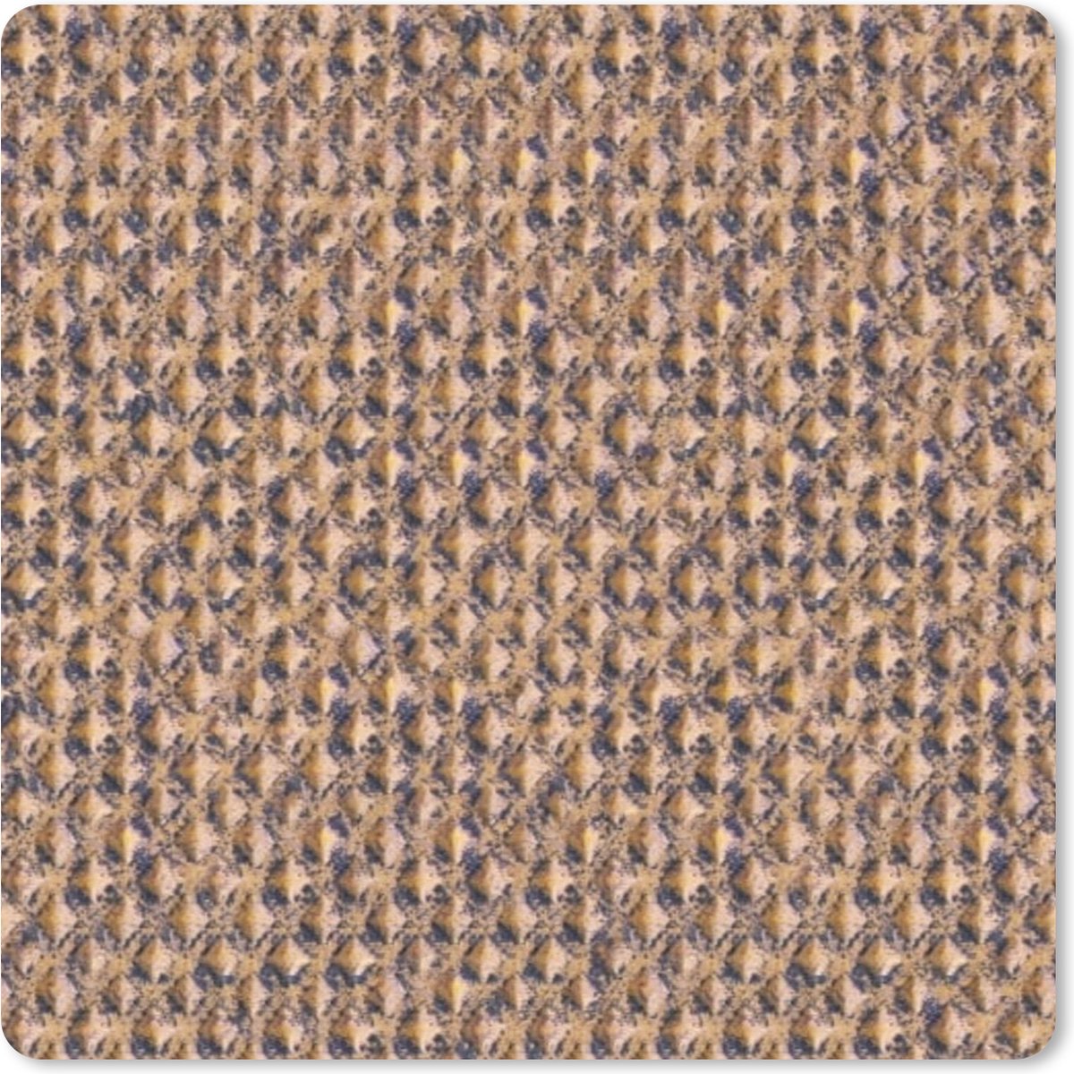 Muismat XXL 40x40 cm - Bureau onderlegger - Bureau mat Metaal - Patroon - Roest print - Structuur - Bureaumat - Gaming mousepad xl - Bureaulegger groot - Computer deskmat