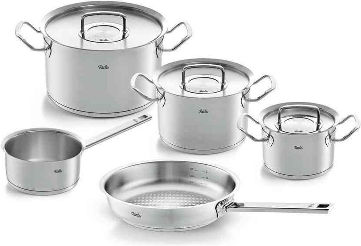 Fissler Original Profi 5-delige pannenset met braadpan