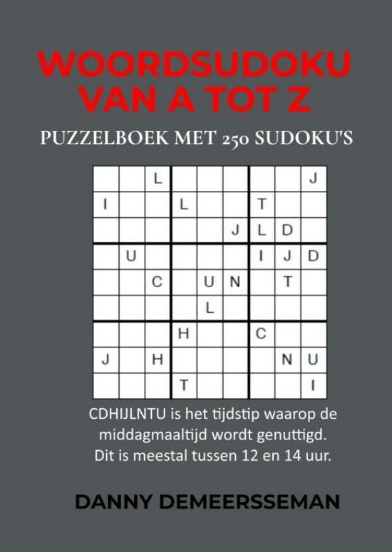 Woordsudoku van A tot Z - cover