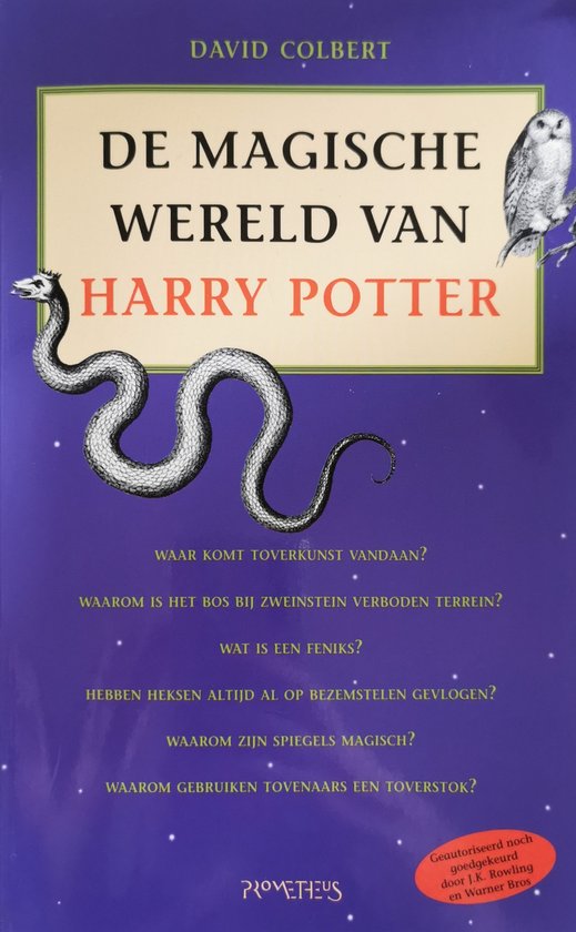 Cover van het boek 'De magische wereld van Harry Potter' van David Colbert