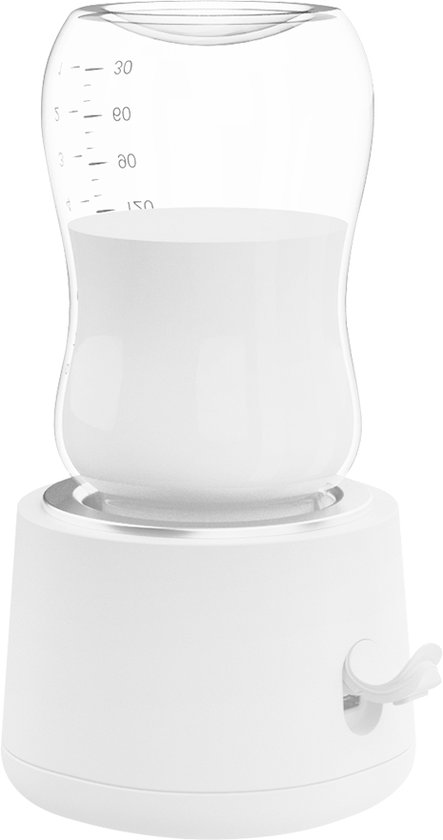 Flesverwarmer voor Baby, Flesje-verwarmer voor Baby onderweg, Babyflesverwarmer op accu, Babyflesverwarmer met 6 adapters en temperatuurregeling, Draagbare flesverwarmer voor reisvriendelijk gebruik