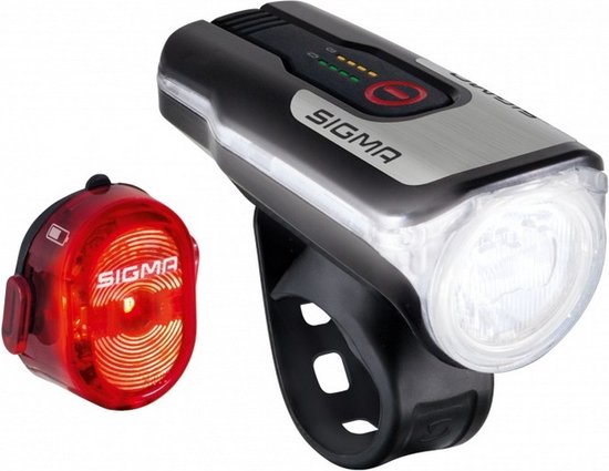 Eclairage Sigma Phare arrière Nugget 2 USB - Noir, rechargeable