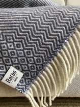 Roros Tweed plaid KATTEFOT | nachtblauw