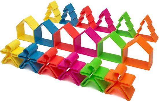 Magnetische Bouwstenen, 150-delige Boskasteelset, Magnetische