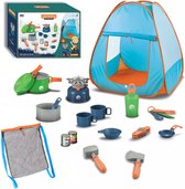 Kinder speelgoed - Camping - Tent - 21 delig - Kampeerset - Kampeer vakantie