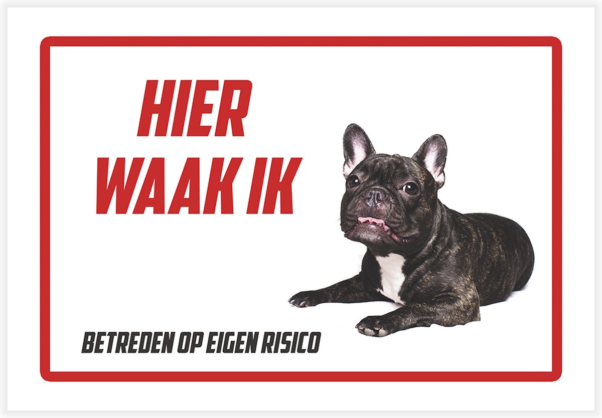 Cadeau Voor Hondenliefhebber Lesser & Pavey Franse Bulldog Figuur - 18 Cm, Zwart-Wit - Wachtend Op Een Wandeling - Collectible Cadeau Zwart-wit Beeldje
