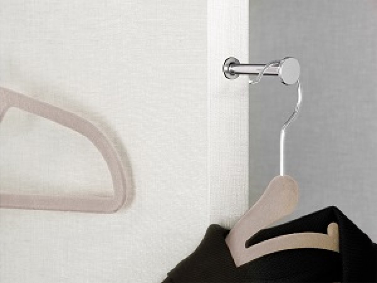 Eleganca Uittrekbare Garderobehouder - Kledinghanger - Klerenhanger - Uittrekbaar - Inbouwgarderobehanger - Metaal - Zilver