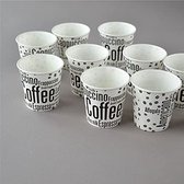 Gobelet en Carton - Tasses à Coffee Espresso - 4oz- 120ml x 500 pièces