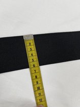 Elastiek band 6 cm breed - zwart bandelastiek - blister 3 m