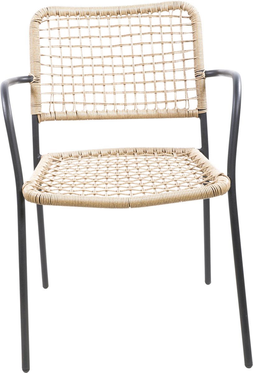 Lesli Living Chaise empilable Kara - 58.8 x 56.5 x 81.5 cm