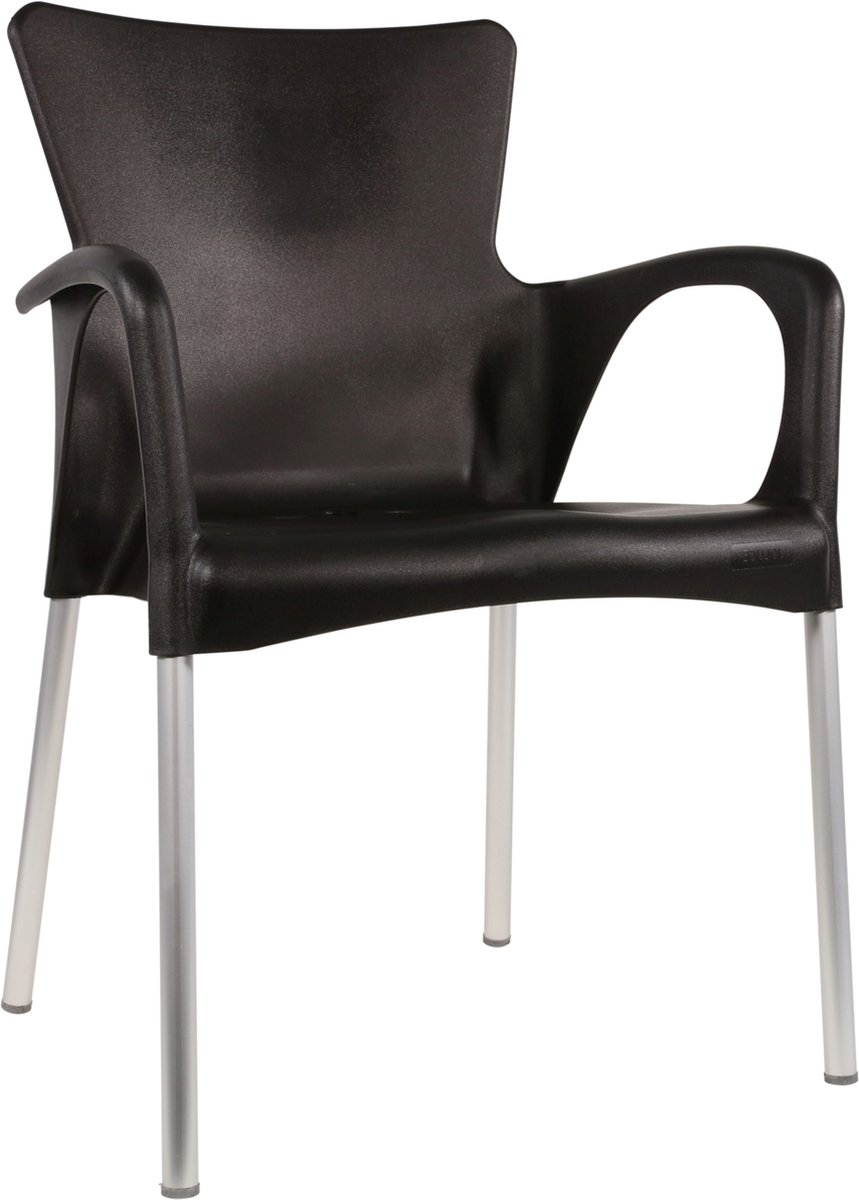 Lesli Living Bistrostoel Bella - Zwart - 52x55x85cm
