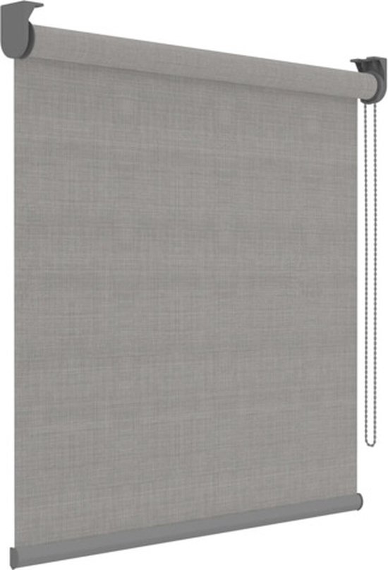 Decosol Rolgordijn Deluxe doorschijnend 150x190 cm grijs