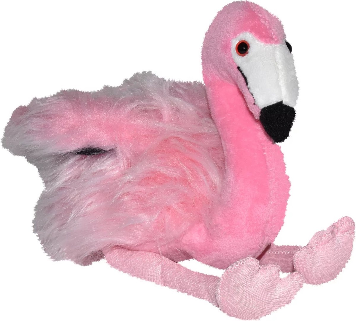 Wild Republic Flamingo pluche knuffel 20 cm - roze - speelgoed vogel - knuffelbeest