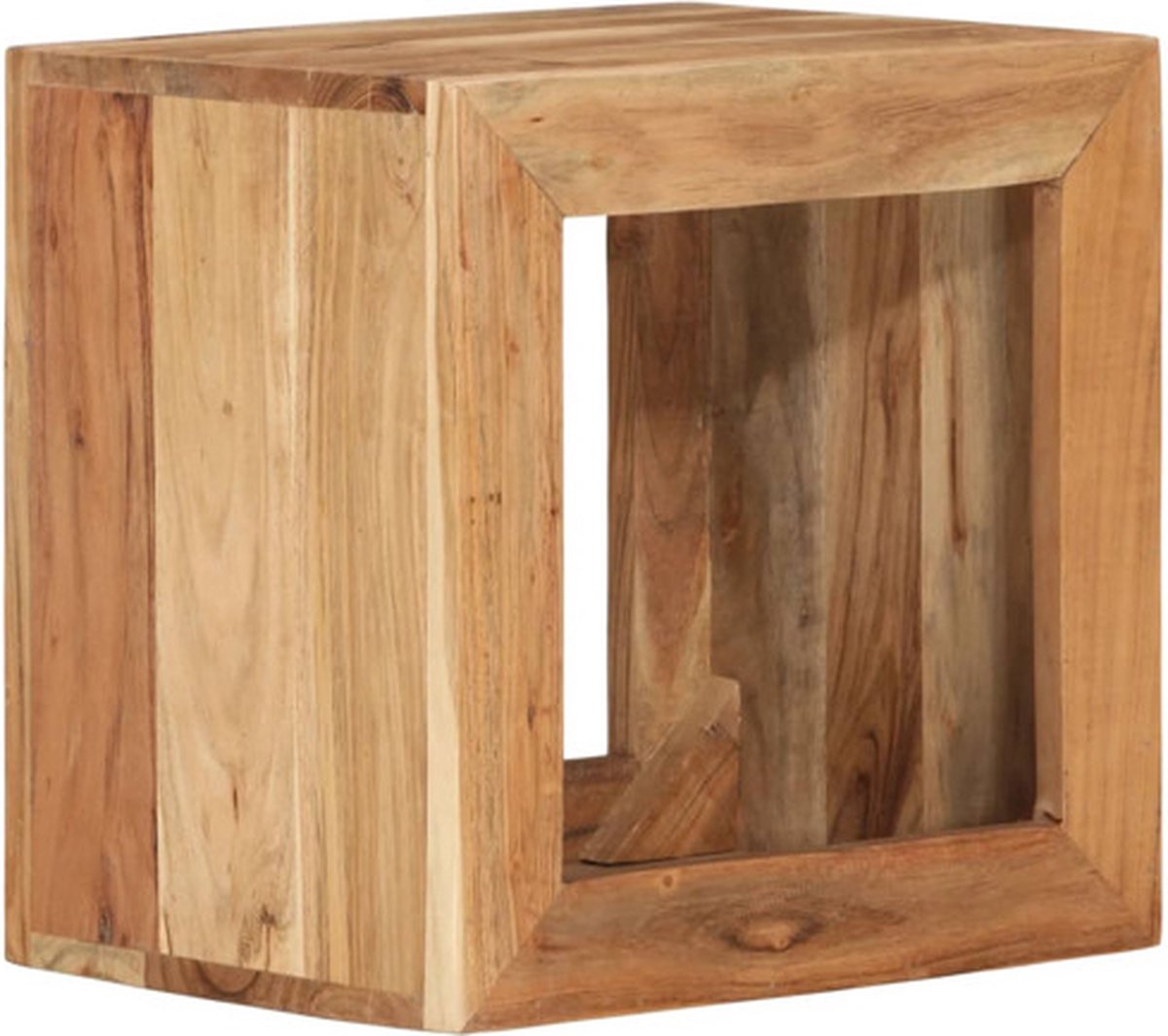 vidaXL Kruk - 40x30x40 - cm - massief - acaciahout Bruin