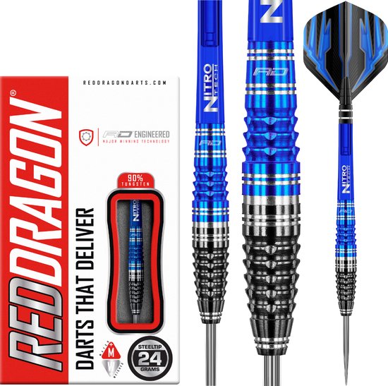 RED DRAGON - Valiant Flightmaster: Steeltip Tungsten Dartpijlen Professioneel 23 Gram