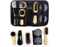 Leder schoenverzorgingsset - Leer - Schoen - Verzorgingsset - Schoenpoets set - Schoenen poetsen