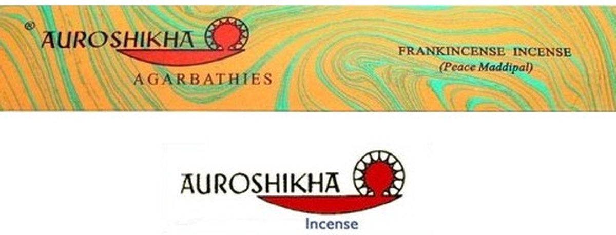 Wierookstokjes Auroshikha, Frankincense, 3 pakjes