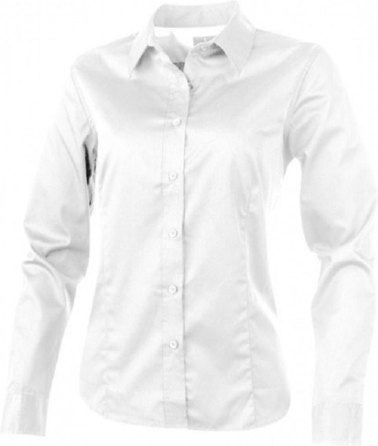 Damesoverhemd wit maat M (werkoverhemd horeca etc.) Elevate Willshire
