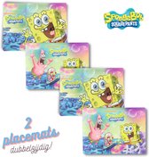 SpongeBob Squarepants Dubbelzijdig Placemat - 45 x 33 cm - 2 Stuks